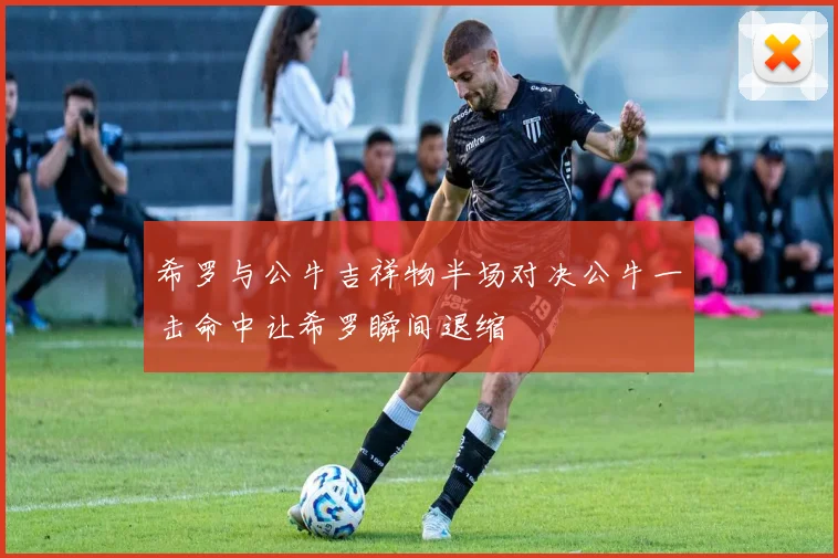 希罗与公牛吉祥物半场对决公牛一击命中让希罗瞬间退缩