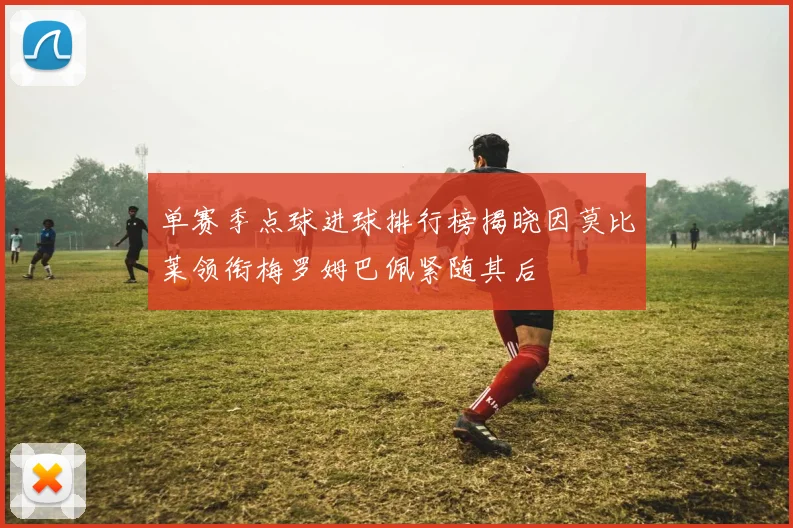 单赛季点球进球排行榜揭晓因莫比莱领衔梅罗姆巴佩紧随其后