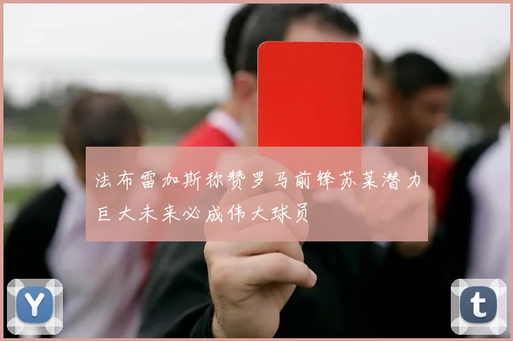 法布雷加斯称赞罗马前锋苏莱潜力巨大未来必成伟大球员